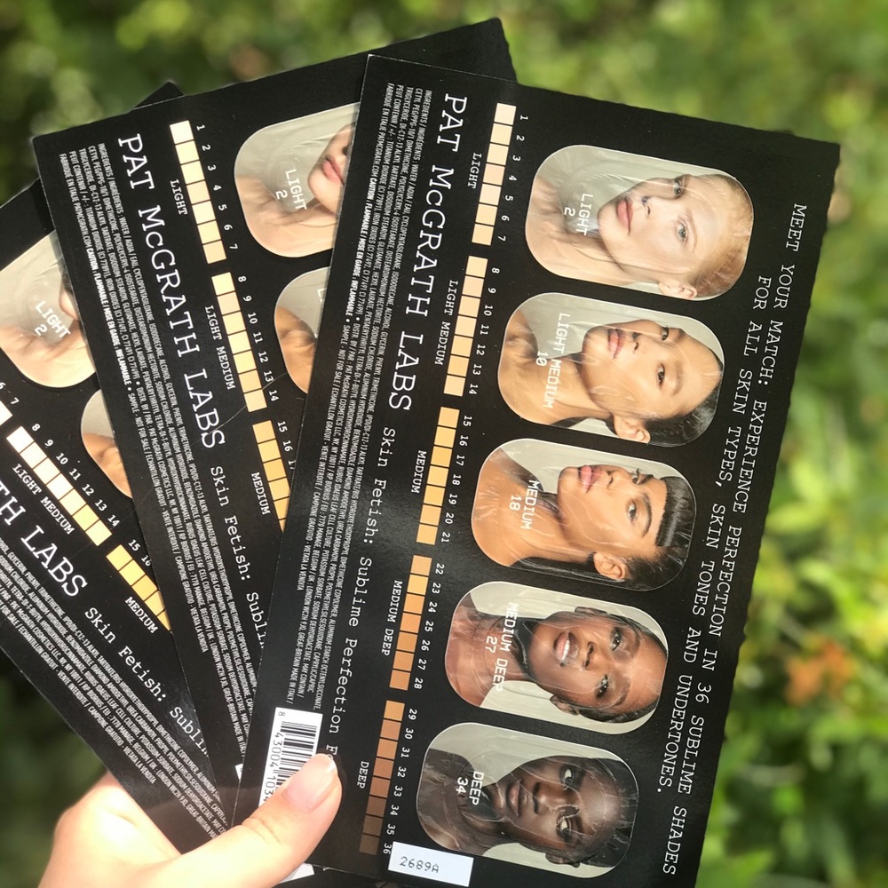 Pat McGrath Foundation Samples | 3 Sets